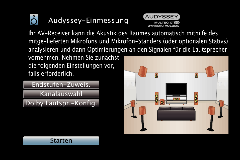 GUI Audyssey3 X85